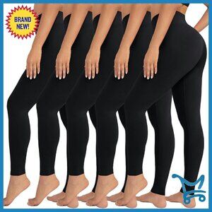High Waisted Tummy Control Leggings for Women Workout Yoga Pants Plus Size